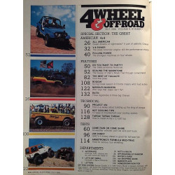 Petersen’s 4Wheel & Off-Road : The Great American 4x4 - begagnade magazine bil