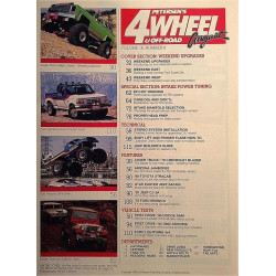 Petersen’s 4Wheel & Off-Road 1993 August Didge Ram, Power tuning your intake aikakauslehti autot