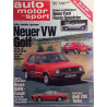 Auto motor und sport : Neuer VW Golf, BMW M 635 CSi, Audi 200 turbo - used magazine car