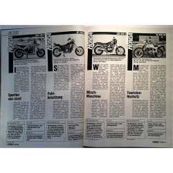 Motorrad Katalog ‘87 : 500 Motorräder aus aller welt - used magazine