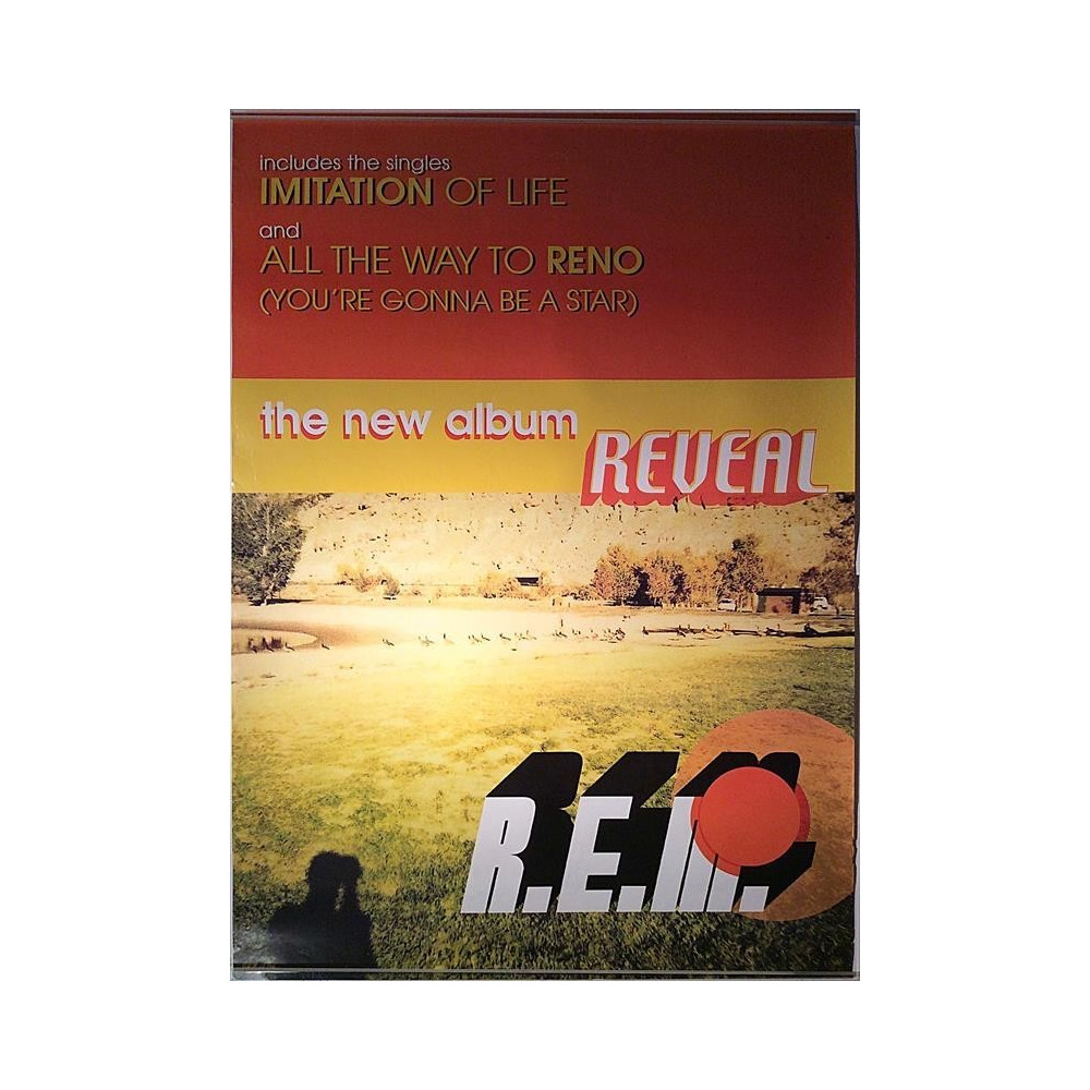 R.E.M. the new album Reveal : promojuliste 58cm x 84cm - Begagnat Poster