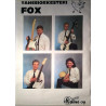 Tanssiorkesteri FOX : juliste 43cm x 62cm tukija Soitin Laine Oy - Begagnat Poster