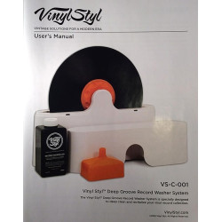 Deep Groove Record Washer System 2017 VS-C-001 Levypesuri 7”, 10” ja LP-levyille Record Washing System