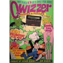 Qwizzer games & puzzles : Englanninkielinen puuhalehti, mukana vastaukset - used magazine