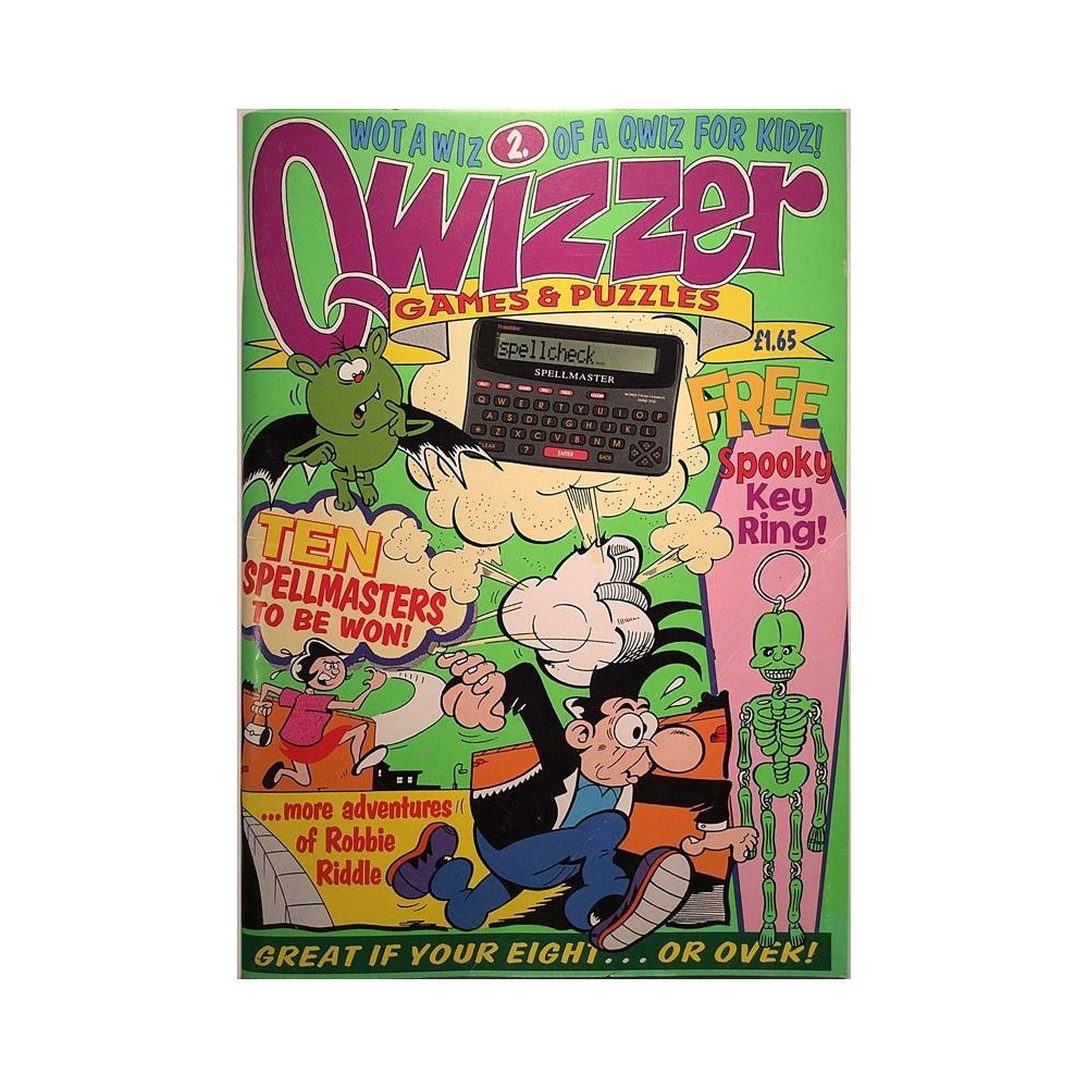 Qwizzer games & puzzles : Englanninkielinen puuhalehti, mukana vastaukset - used magazine