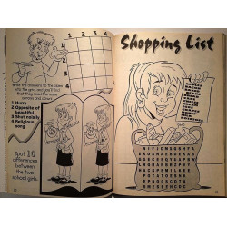 Qwizzer games & puzzles : Englanninkielinen puuhalehti, mukana vastaukset - used magazine