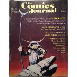 Comics Journal : Ted White, Will Eisner, Jack Kirby, Dic Giordano - used magazine