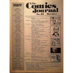 Comics Journal : Ted White, Will Eisner, Jack Kirby, Dic Giordano - used magazine