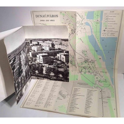 Dunaujvaros útikönyv, Unkari : Kaupunkiesite ja kartta - Used book