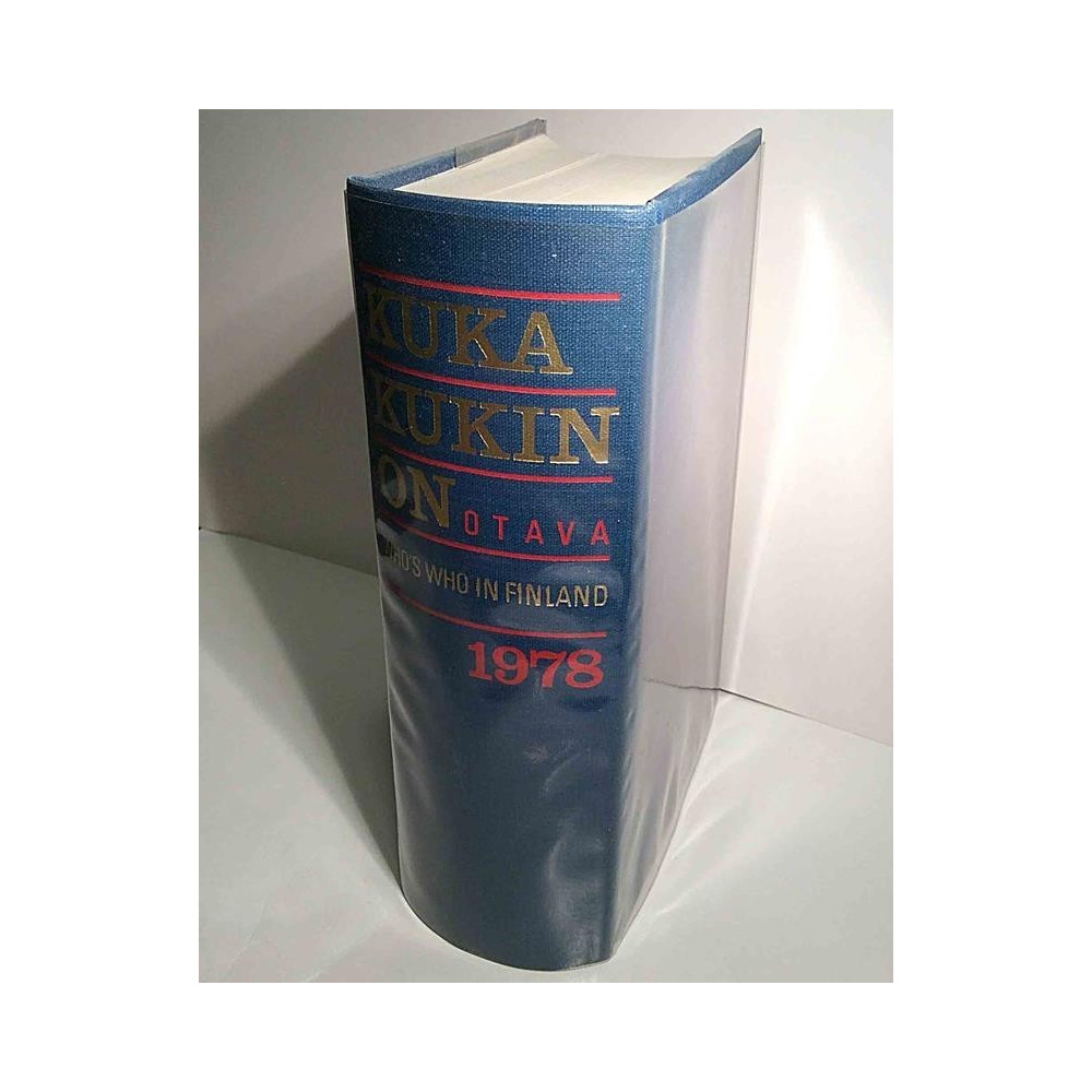 Kuka kukin on 1978 aikalaiskirja: Who’s who in Finland  kansi EX sisäsivut EX Käytetty kirja