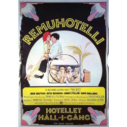 Remuhotelli The Ritz vaurio vasen reuna 1976  Elokuvajuliste 41cm x 59cm JULISTE