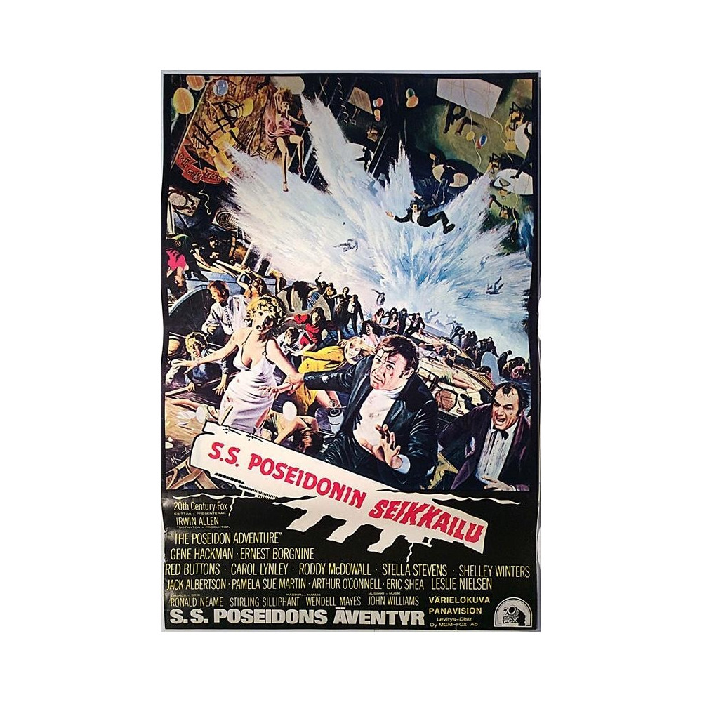 S.S. Poseidonin seikkailu - Poseidon Adventure filmaffisch/poster, bredd  cm höjd  cm