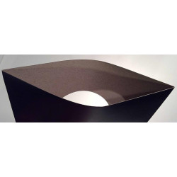 Singlelevyn pahvikansia 5kpl kartonkia : 18cm x 18cm väri musta - TARVIKE