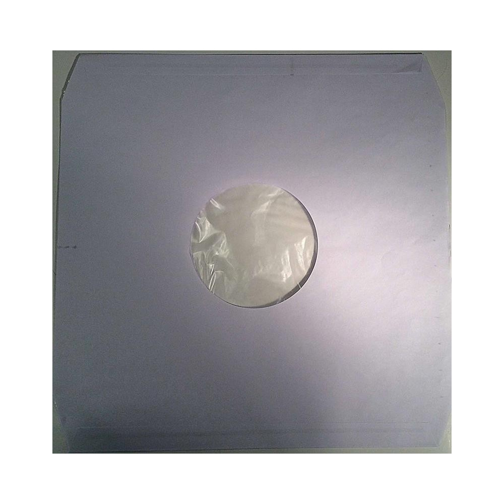 LP-levyn sisäpussi 1kpl : 30.9cm x 30.5cm muovivuorattu valkoinen - TARVIKE