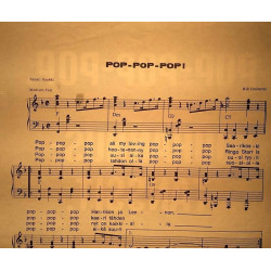Pop-pop-pop / Juhannustanssit 1965  E.Lindström-Saukki / P.Naseva-Junnu Sheet music
