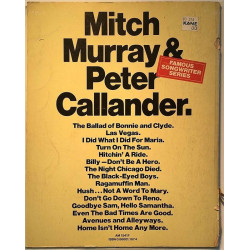 Famous Songwriter Series nuottikirja 1975  Mitch Murray & Peter Callander Noter