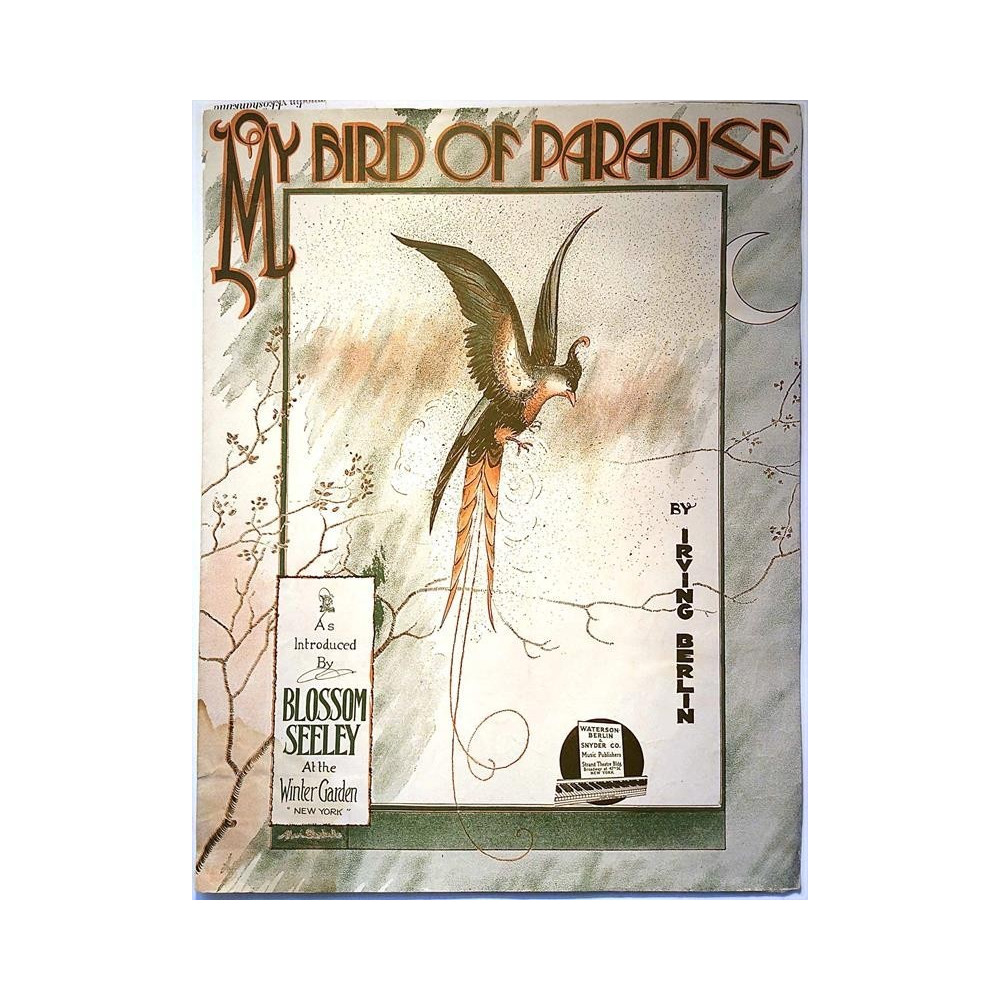 My Bird Of Paradise, My Honolulu Girl : by Irving Berlin - Nuottivihko