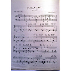 Pustan laulu / Neljä ruusua 1960 X-S 35 Antonio Brave - Rauni Kouta / O.Itä Noter