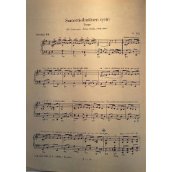 Samettisilmäinen tyttö : Orvokki Itä - Nuottivihko