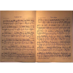 Saanhan kai / Tule hiljaa / Ritva : Antonio Brave - Juha Vainio - Kerttu Mustonen - Nuottivihko