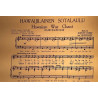 Hawaiian War Chant - Ta-Hu-Wa-Hu-Wai 1954 KS 140 Hawaijilainen sotalaulu nuotti Sheet music