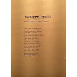 Hawaiian War Chant - Ta-Hu-Wa-Hu-Wai 1954 KS 140 Hawaijilainen sotalaulu nuotti Sheet music