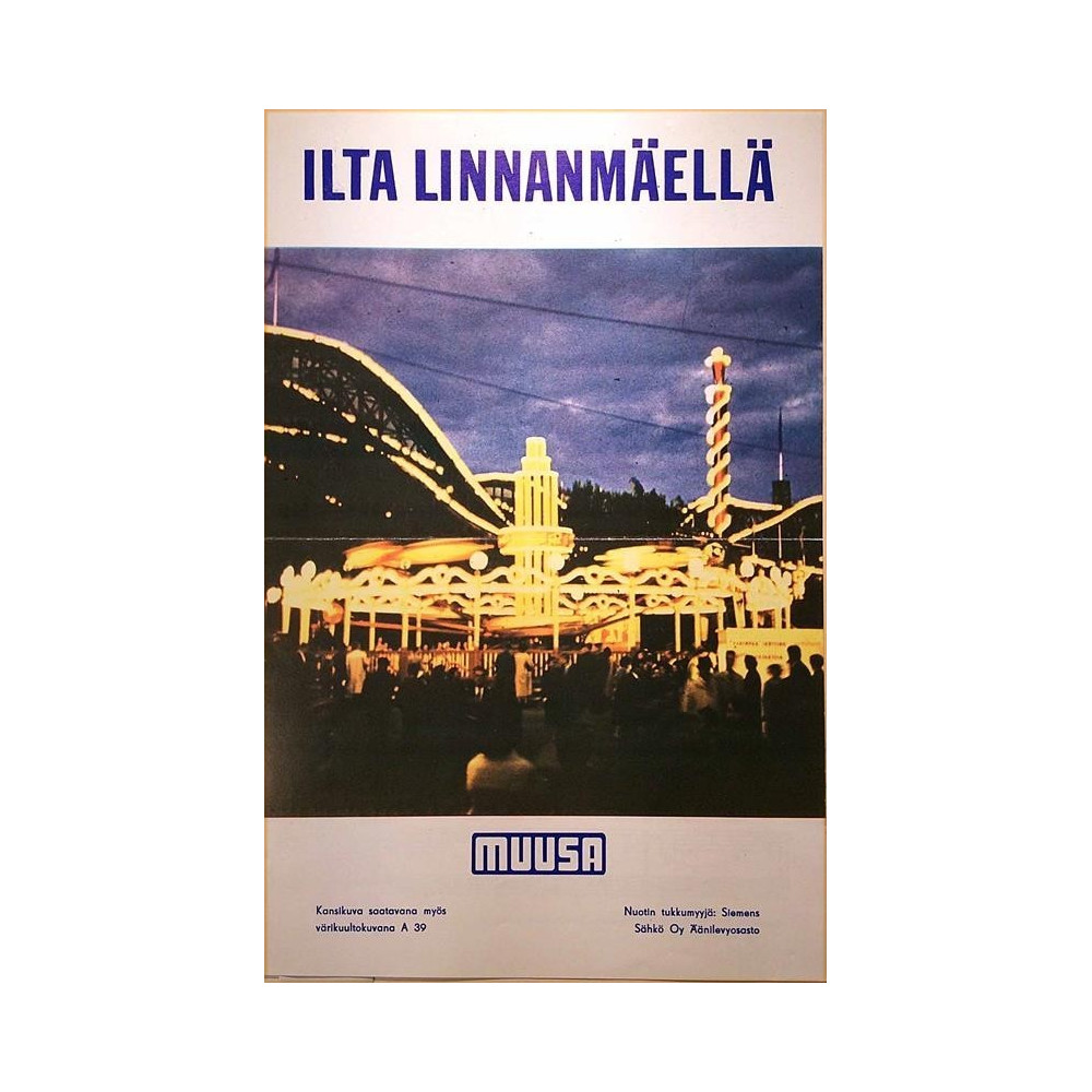 Ilta Linnanmäellä : sävel: Klaus Salmi - Nuottivihko