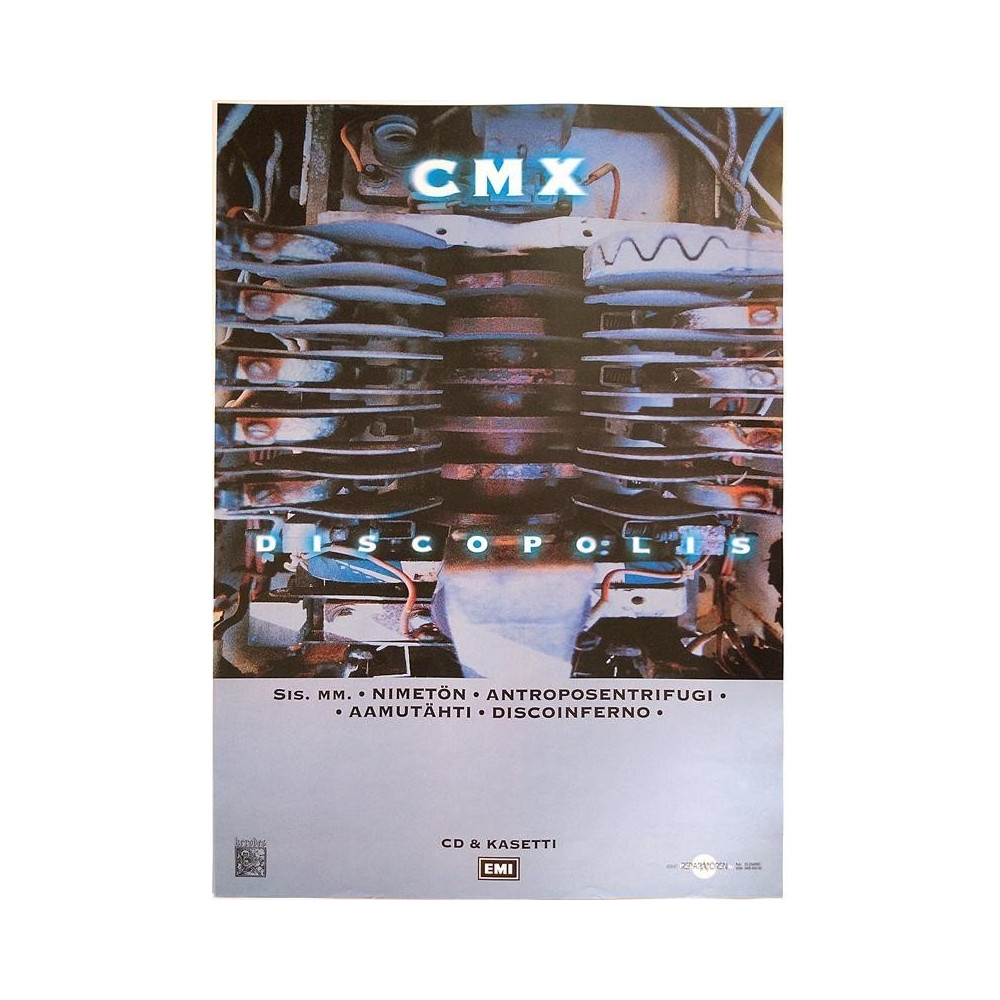 Cmx, Discopolis : Promojuliste 50cm x 70cm - Begagnat Poster