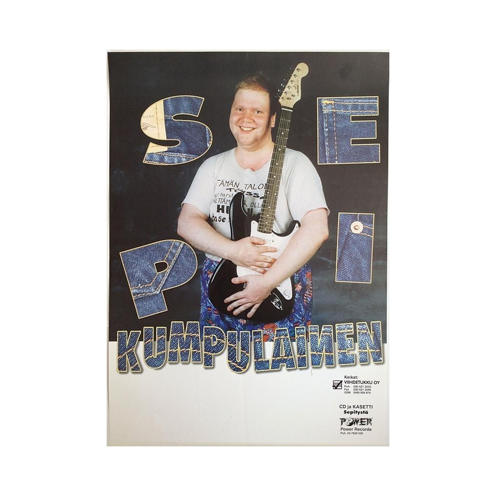 Kumpulainen Sepi : Keikkajuliste 42cm x 60cm - Begagnat konsert affisch
