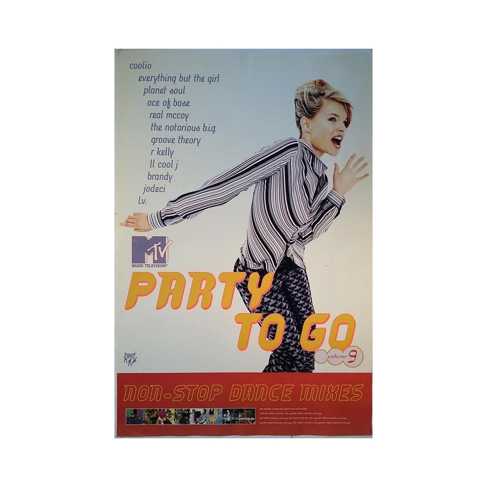 MTV Party To Go Volume 9 : Promo juliste 60cm x 90cm - Promo Poster