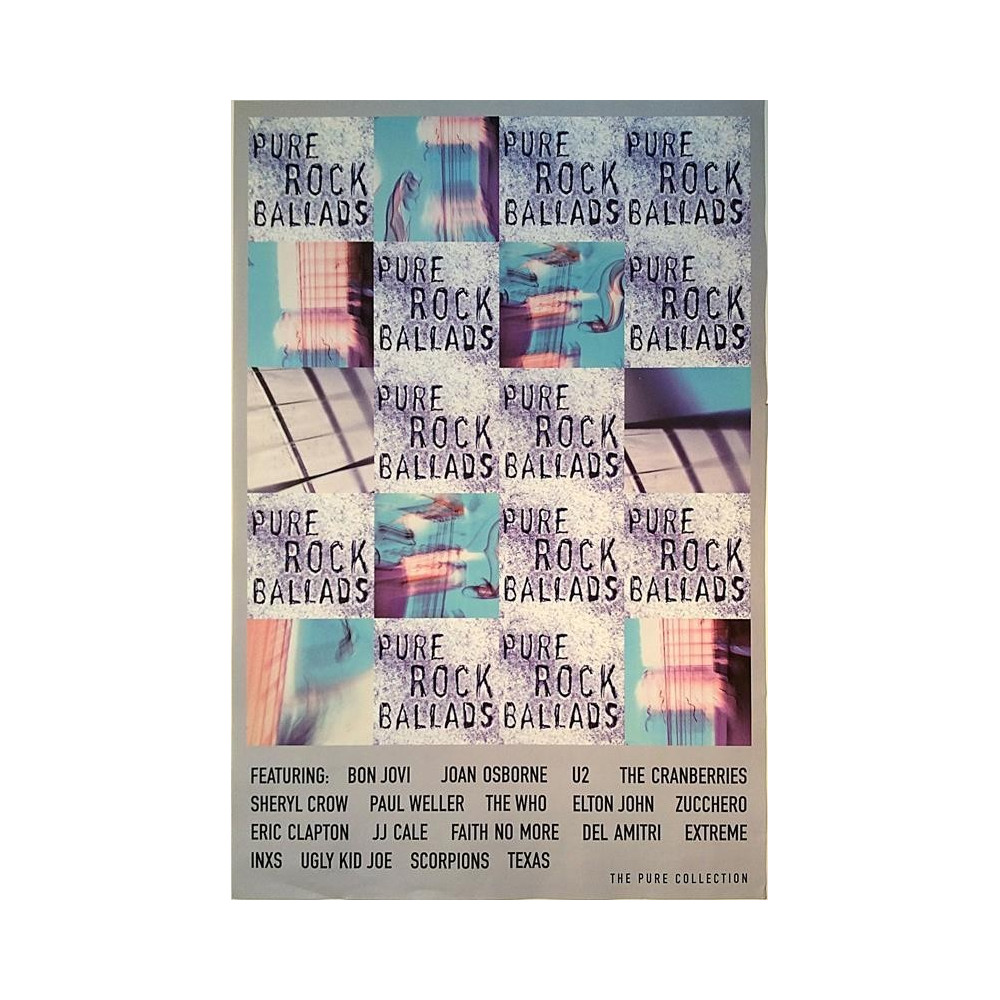 Pure Rock Ballads : Promo juliste 50cm x 75cm - juliste