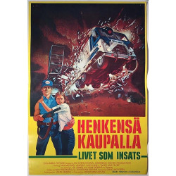 Henkensä kaupalla, White Line Fever 1976  Elokuvajuliste 41cm x 59cm filmaffisch