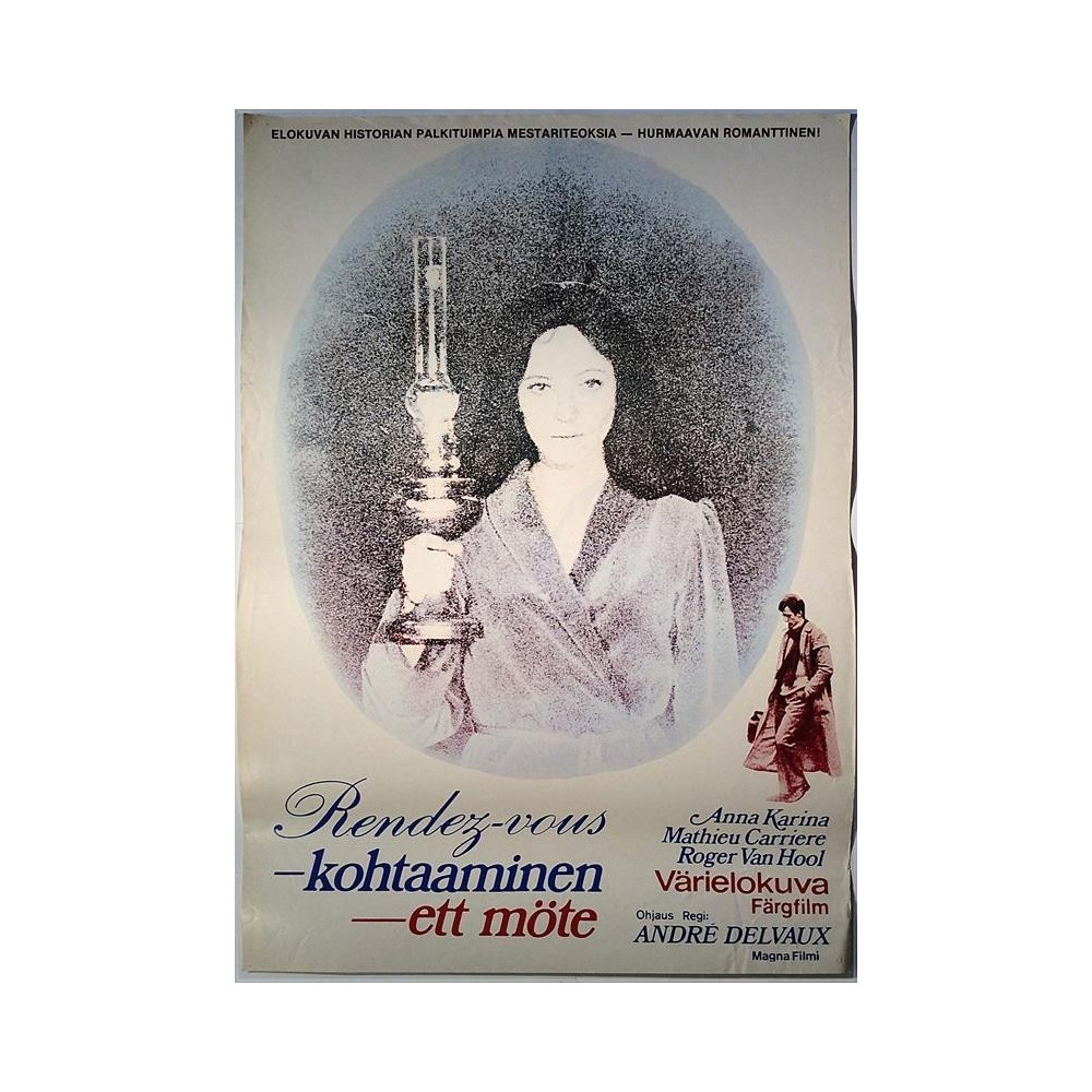 Rendez-vous à Bray - kohtaaminen 1971  Elokuvajuliste 41cm x 59cm original movie poster