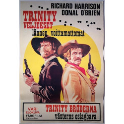 Trinity veljekset, Two Brothers in Trinity 1974  Elokuvajuliste 41cm x 59cm original movie poster