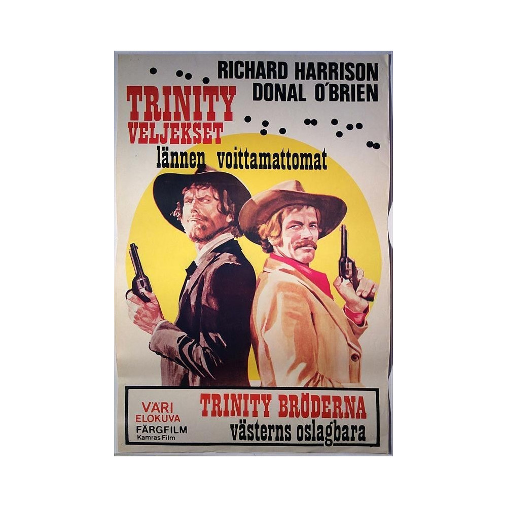Trinity veljekset, Two Brothers in Trinity 1974  Elokuvajuliste 41cm x 59cm original movie poster