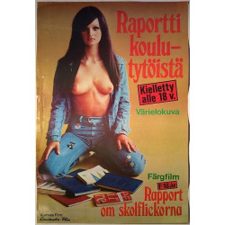 Raportti koulutytöistä - Schulmädchen-Report 1970  Elokuvajuliste 41cm x 59cm original movie poster
