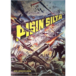 Pisin Silta - The Longest Bridge 1977  Elokuvajuliste 41cm x 59cm original movie poster