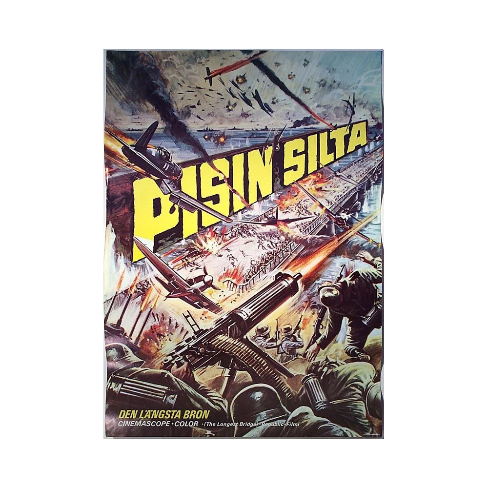 Pisin Silta - The Longest Bridge 1977  Elokuvajuliste 41cm x 59cm original movie poster