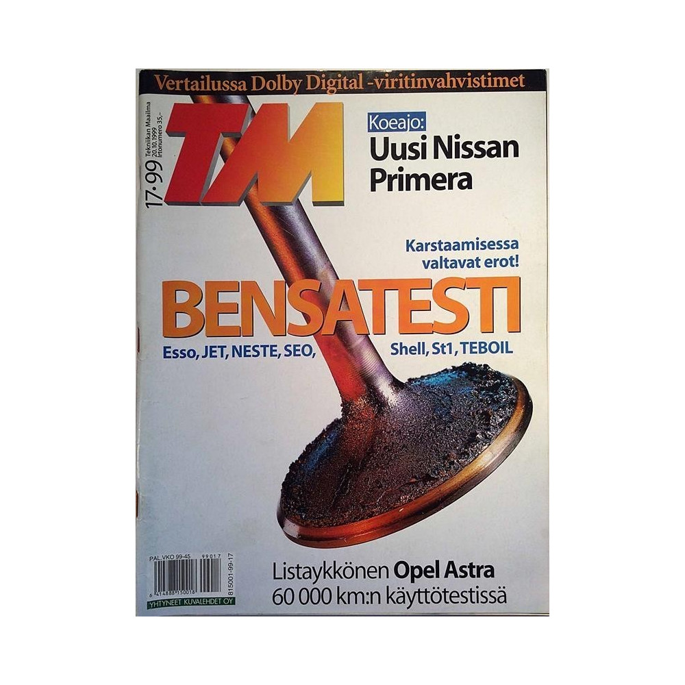Tekniikan Maailma : Nissan Primera, Opel Astra, Bensatesti - begagnade magazine bil