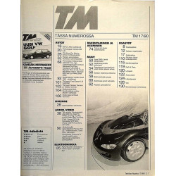 Tekniikan Maailma 1990 17 Uusi VW Golf, Kansan Hifipaketit aikakauslehti