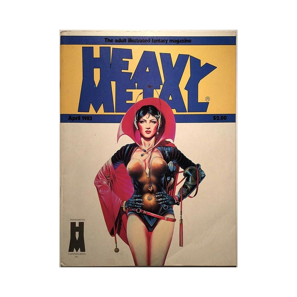 Heavy Metal Magazine Vol.7 #1 : The adult illustrated fantasy magazine - used magazine