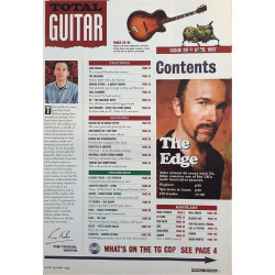 Total Guitar : The Edge, Jam, Led Zeppelin, Stone Roses - begagnade musiktidning