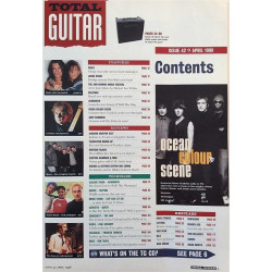 Total Guitar 1998 April Ocean Color Scene, Aerosmith, Guns n’ Roses aikakauslehti musiikki