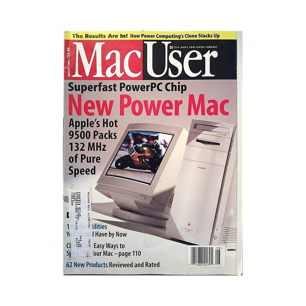 MacUser : New Power Mac 9500 132 MHz - begagnade magazine dator