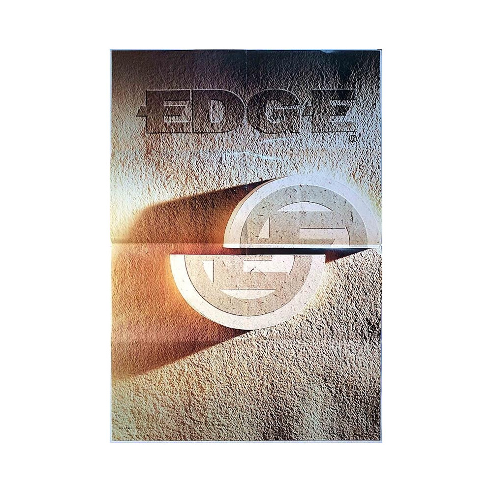 EDGE lehden : mainosjuliste  n.30cm x 42cm - Begagnat Poster