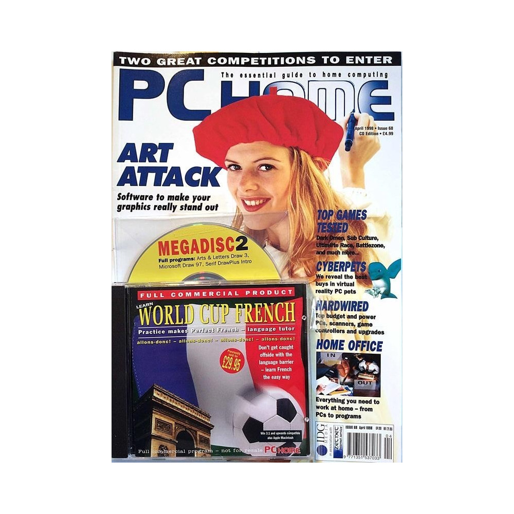 PC Home : Art Attack - used computer magazine