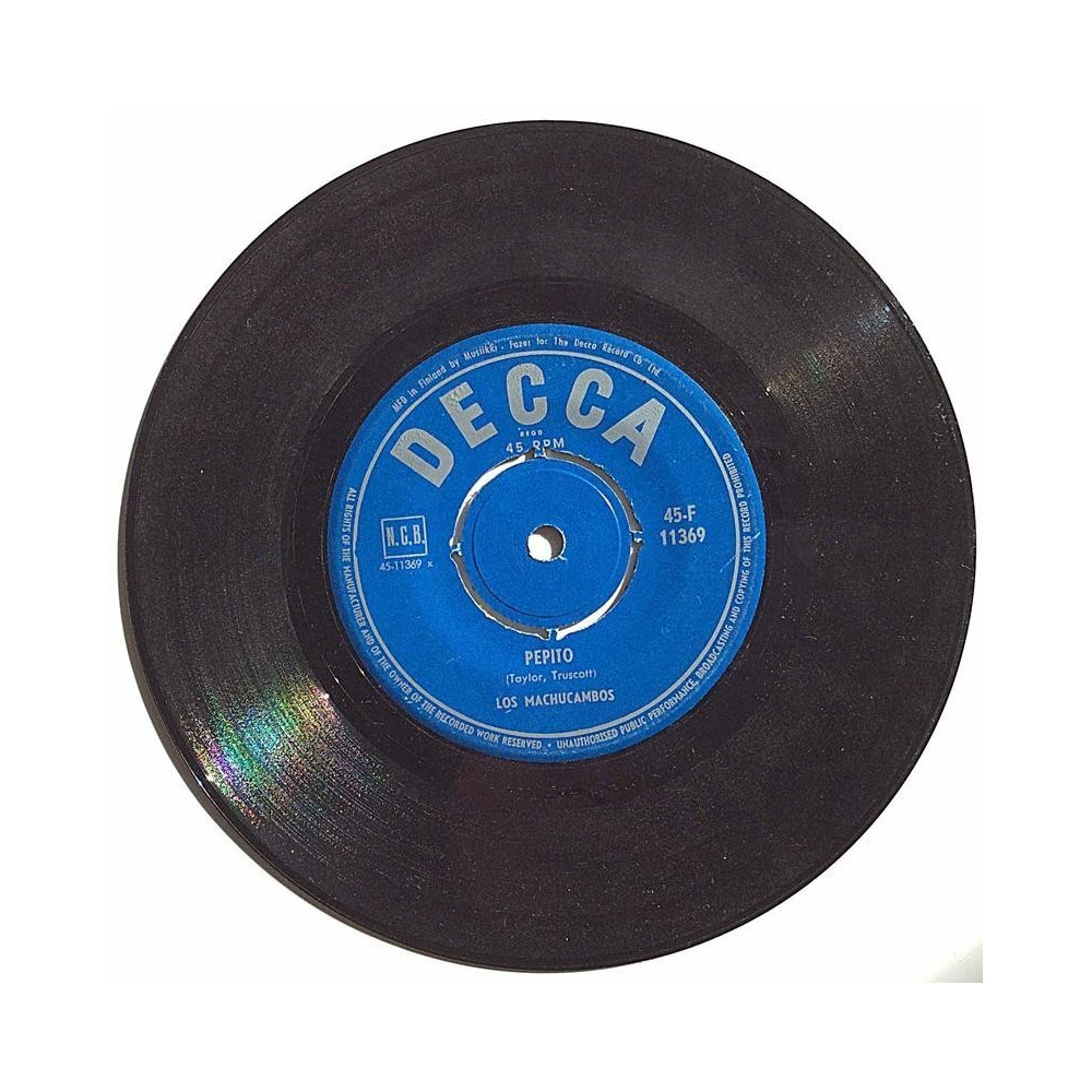 Los Machucambos 1962 45-F 11369 Pepito / Pajaro Campana begagnad singelskiva