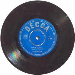 Los Machucambos 1962 45-F 11369 Pepito / Pajaro Campana begagnad singelskiva