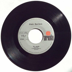 Barrière Alain 1975 16 056 AT Tu T'En Vas / Un poete second hand single