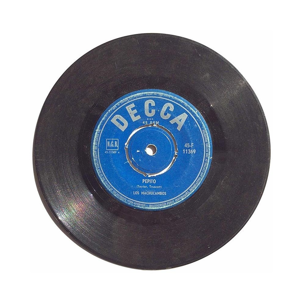 Los Machucambos 1962 45-F 11369 Pepito / Pajaro Campana begagnad singelskiva